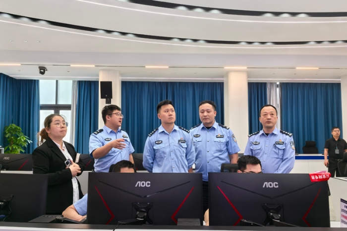 m88明升体育网址-分局各单位到义乌佛堂派出所开展警务调研学习.jpg